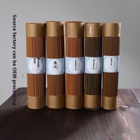 Bâtons d'encens en bois de santal naturel en gros, 200g, équitablement obtenus, longue durée de combustion, pour la méditation, le yoga et la spiritualité