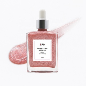 ZPM Private Label <strong>Makeup</strong> Born to Glow Liquid <strong>Illuminator</strong> Bronze Body Shimmer Oil - Product Image 1