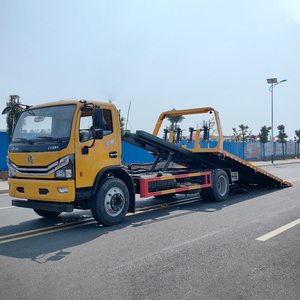 Camión de Rescate de 5 Toneladas Dongfeng, Grúa de Plataforma Plana, Equipo de Remolque de Alta Resistencia para Transporte de Vehículos - Product Image 4