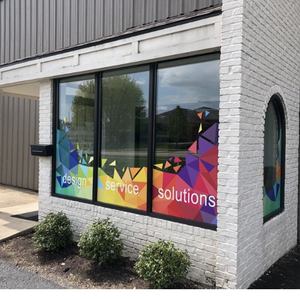 Dính và không dính tùy chỉnh cửa sổ decal in ấn cho bề mặt kính nhà văn phòng và sử dụng thương mại - Product Image 3