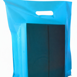 Die Cut Shopping <b>Bags</b> HDPE Plastic Durable Reusable Smooth Surface Department Store Manufacturer Supply Wholesale - Product Image 2