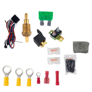 14 Inch 80W Car <b>Electric</b> Radiator Fan 12V Cooling System Upgrade <b>Kit</b> for Automotive Use - Product Image 5