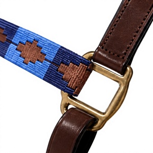 Cabestros de Cuero Estilo Polo de Alta Calidad con Herrajes Metálicos Premium, Equipo Ecuestre Personalizado al por Mayor - Product Image 1