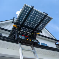 Plateforme élévatrice électrique en acier épaissi de 20 mètres, capacité 200 kg, pour matériaux de construction, élévateur, échelle élévatrice