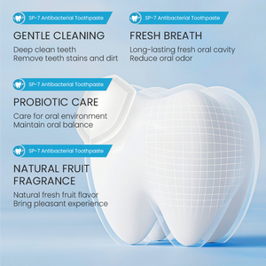 KORMESIC Private Label 28.5g/30pcs Lemon Peach Mint Probiotic Solid <b>Toothpaste</b> Granules Organic Fresh Breath Whitening Rich Foam - Product Image 2