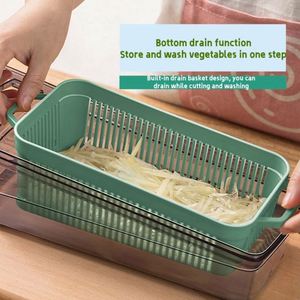 Hachoir Électrique Multifonctionnel Portable en ABS Écologique pour Légumes, Coupe-Oignon, Éplucheur de Pommes de Terre, Trancheuse de Fruits pour Cuisine - Product Image 6