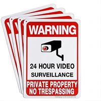 Surveillance vidéo 24h/24 personnalisable à haute visibilité avec réflecteurs en aluminium
