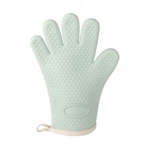 Silicone Oven Mitts Heat Resistant and Antislip Scald Kitchen Oven <b>Gloves</b> Burn Proof Cooking <b>Gloves</b> Proof Oven Mitts - Product Image 5