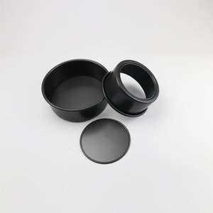 Springform Cake Pan 4-16 Inch Round Black Chiffon Baking Dish For Cake Making Oven Safe - Product Image 3