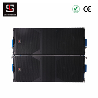Système de sonorisation actif double 10 pouces Line Array 710W, audio PA professionnel amplifié pour événements et concerts en extérieur