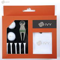 Accessoires de golf personnalisés OEM/ODM, cadeaux de golf de luxe, brosse, divot, pitch, sublimation, tee, marqueurs, vente en gros de cadeaux de golf