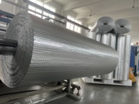 Panneau d'isolation pour toiture d'entrepôt industriel à double feuille d'aluminium à bulles simples, à valeur de R élevée (R4.0), ignifuge et écologique