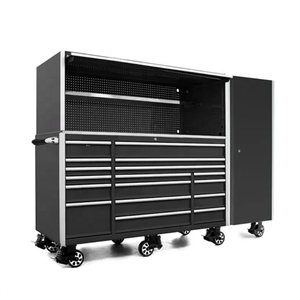 20 Lade Rollenkast Met Hok En Zijkast Werkzeugwagen Servante D'atelier Caja De Herramientas 72 Inch Gereedschapskist - Product Image 6