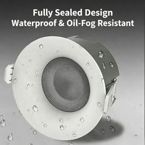 Plafonnier LED moderne encastré en aluminium, sans cadre, avec réflecteur incurvé dissimulé, IP65, entièrement étanche, anti-fumée et résistant <span class=keywords><strong>à</strong></span> l'<span class=keywords><strong>eau</strong></span> - Product Image 2