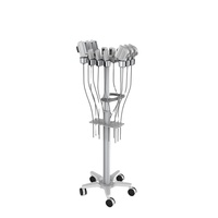 Chariot ECG support de moniteur équipement médical poste de travail véhicules hospitaliers chariot médical chariot pour ordinateur portable en métal durable