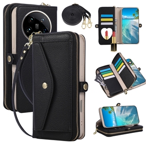 Funda Tipo Cartera con Cordón y Cierre para Xiaomi 11T/12T <span class=keywords><strong>Pro</strong></span>/13T/14T/14 Ultra, con Ranuras para Tarjetas - Product Image 3