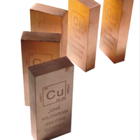 Barre de Cuivre Massif de Haute Pureté 999 pour Collection et Investissement