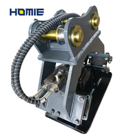 Compacteur vibrant hydraulique monté sur mini-excavatrice pour le compactage des sols et les travaux routiers
