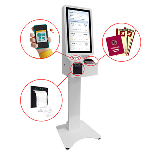 Kiosco de Registro con IA de Sinmar, Escáner de Pasaportes de Autoservicio, <span class=keywords><strong>Lector</strong></span> de Tarjetas RFID, Kiosco de Registro Basado en IA para Hospitales - Product Image 4