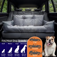 PAIPET Lit pour chat moderne en tissu imperméable, Nid de sommeil pour animaux de compagnie, Canapé rectangulaire avec coussin rebondi, Démontable et lavable, Chaise longue pour chat