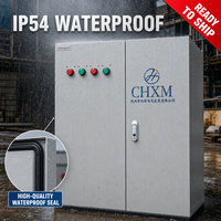 Boîtier de commande de pompe à eau JXF 380V 63A en acier laminé à froid, double porte, IP30, pour intérieur