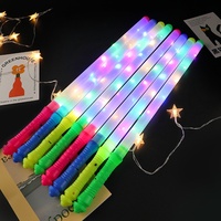 Bâtons Lumineux LED Fluorescents Monochromes Colorés Numériques à Sept Lumières Moyennes pour Décorations de Fête en Gros