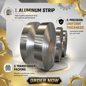 Bobina/Tira de Aluminio CC/DC GY A1070/1060/1050/1100/3003/3105/3004/3005/3104/5005/5052/5754/5083 para Uso en Construcción, Recubierta Según Norma ASTM - Product Image 2