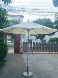 Resort plage <span class=keywords><strong>bain</strong></span> <span class=keywords><strong>de</strong></span> <span class=keywords><strong>soleil</strong></span> détente banquette-lit côté mobilier jardin extérieur parasols ronds - Product Image 3