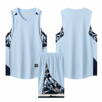 Maillots de basket sans manches pour hommes, tissu respirant, maillot de basket de compétition, logo personnalisé