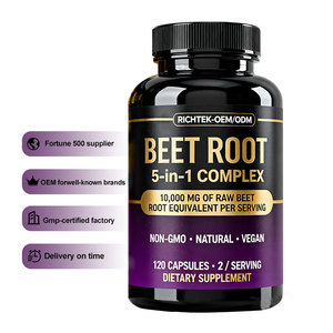 Độ tinh khiết 100% 5 trong 1 công thức tiên tiến phức tạp chiết xuất thực vật tự nhiên thành phần thảo dược bổ sung củ cải đường viên nang - Product Image 1