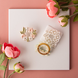 Sello DE CORTADOR de arcilla de guirnalda alta para flores de resina epoxi de polímero herramientas de plástico desechables para hacer pendientes colgantes broche bolsa - Product Image 3