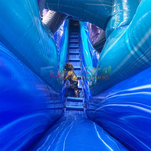 Château gonflable géant pour enfants, toboggan aquatique gonflable de 20 pieds, glissade aquatique Kraken - Product Image 6