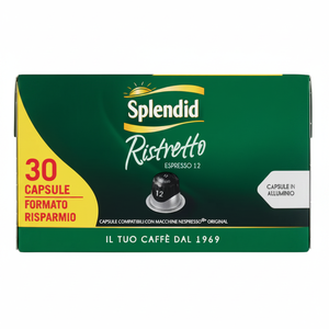 กาแฟแคปซูล Splendid 30 ริสเตรตโต้ ใช้ได้กับเครื่องชงกาแฟเอสเพรสโซแบบใช้บนเตา [0.15/แคปซูล] - Product Image 2