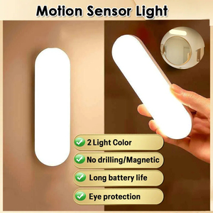 Lampes <span class=keywords><strong>de</strong></span> nuit sans fil à <span class=keywords><strong>LED</strong></span> avec détecteur <span class=keywords><strong>de</strong></span> <span class=keywords><strong>mouvement</strong></span>, rechargeables par USB, magnétiques, pour armoire, chambre, placard, cuisine, couloir, détecteur <span class=keywords><strong>de</strong></span> <span class=keywords><strong>tube</strong></span>, ampoule - Product Image 1