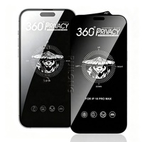 Nouveau Protecteur d'écran en verre trempé 9H à couverture intégrale 360° anti-espion pour iPhone 18 PRO MAX 17, film de confidentialité anti-statique et anti-choc