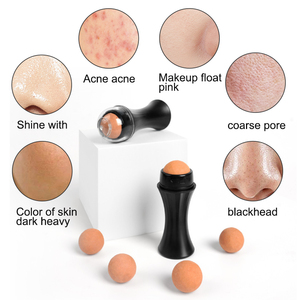 Skincare Tool washable oil-control face facial oil absorbing roller volcanic stone oil absorber volcanic stone roller