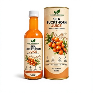 Jus de Baies d'Argousier Pur de l'Himalaya 500ml – Jus de Fruits Naturels de Qualité Supérieure – Vente en Gros – Jus d'Argousier Premium - Product Image 1
