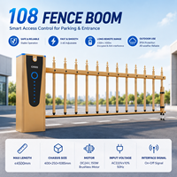 Barrière de sécurité industrielle anti-escalade de 6 m, robuste, automatique, pour entrée et circulation