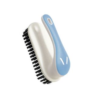 Factory Wholesale <b>Long</b> <b>Handle</b> Plastic Cleaning <b>Brush</b> Nylon Bristles Portable Lightweight Household Multifunctional Shoe <b>Brush</b> - Product Image 5