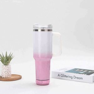Vaso Térmico de Acero Inoxidable de 40 oz, Diseño Moderno, Vaso con Altavoz, Vaso para Auto con Aislamiento al Vacío - Product Image 3