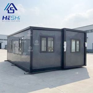 Nouvelle conception de maison préfabriquée extensible en conteneur de 20 pieds et 40 pieds, maison préfabriquée extérieure, construction de salle de bain, immobilier - Product Image 1