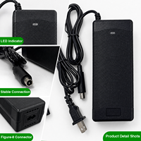 Chargeur de véhicule électrique 42V au plomb-acide pour trottinette électrique pliable, prix d'usine, boîtier ABS, interface DC XLR GX16