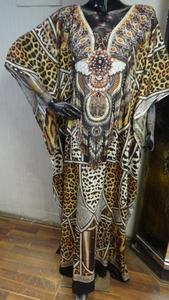 Style de KAFTAN imprimé numérique multicolore élégant de styliste ethnique - Product Image 3