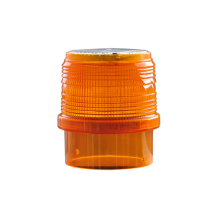 Roadway Safety Solar Amber Flashing Lamp <b>Strobe</b> Emergency LED <b>Light</b> with Magnetic Base for Car Traffic - Product Image 1