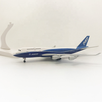 Modèle d'avion solide en alliage de 20cm Boeing B747 prototype modèle de vol de simulation peint en usine modèle d'avion