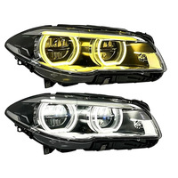 Ensemble de feux de jour à LED Angel Eye pour Série 5 F10/F18 2011-2017, nouveau style laser Plug&Play avec accents bleus