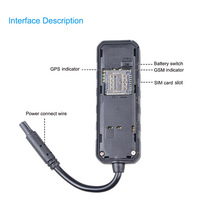 Traceur GPS Jimi Concox GV25 ET25 pour véhicule et moto, tension large plage 9-90V