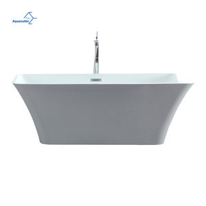 <span class=keywords><strong>Baignoire</strong></span> en acrylique autoportante-<span class=keywords><strong>Baignoire</strong></span> SPA <span class=keywords><strong>de</strong></span> 60 pouces avec base antidérapante et dossier profilé - Product Image 1