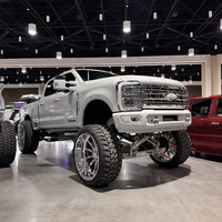 Rines Forjados Personalizados para Camioneta, Diseño Cóncavo Profundo Pulido, 26X10 30X14 22X10 24X12, con 8X180 8X165.1 para Chevy Silverado 2500 RAM 2500