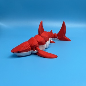 <span class=keywords><strong>Juguete</strong></span> <span class=keywords><strong>de</strong></span> Tiburón Realista Impreso en 3D, <span class=keywords><strong>de</strong></span> Plástico y Móvil, Modelo <span class=keywords><strong>de</strong></span> Animal Marino <span class=keywords><strong>de</strong></span> Tiburón con Dientes Gigantes para Maternidad - Product Image 5